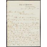 Alexander Ramsey Civil War Letter