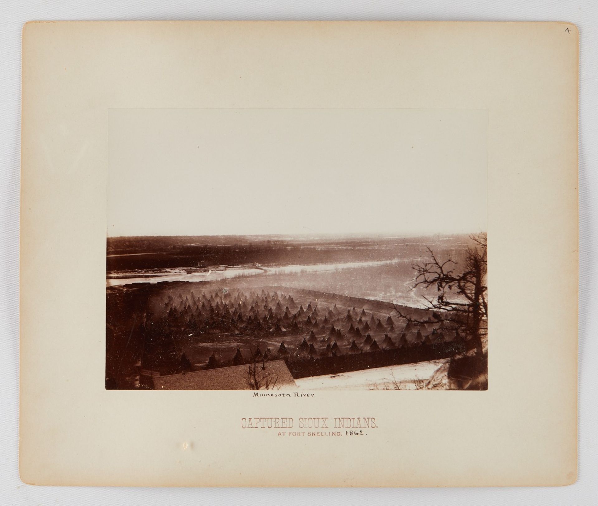 Benjamin Upton Fort Snelling Dakota War Photograph - Image 2 of 6