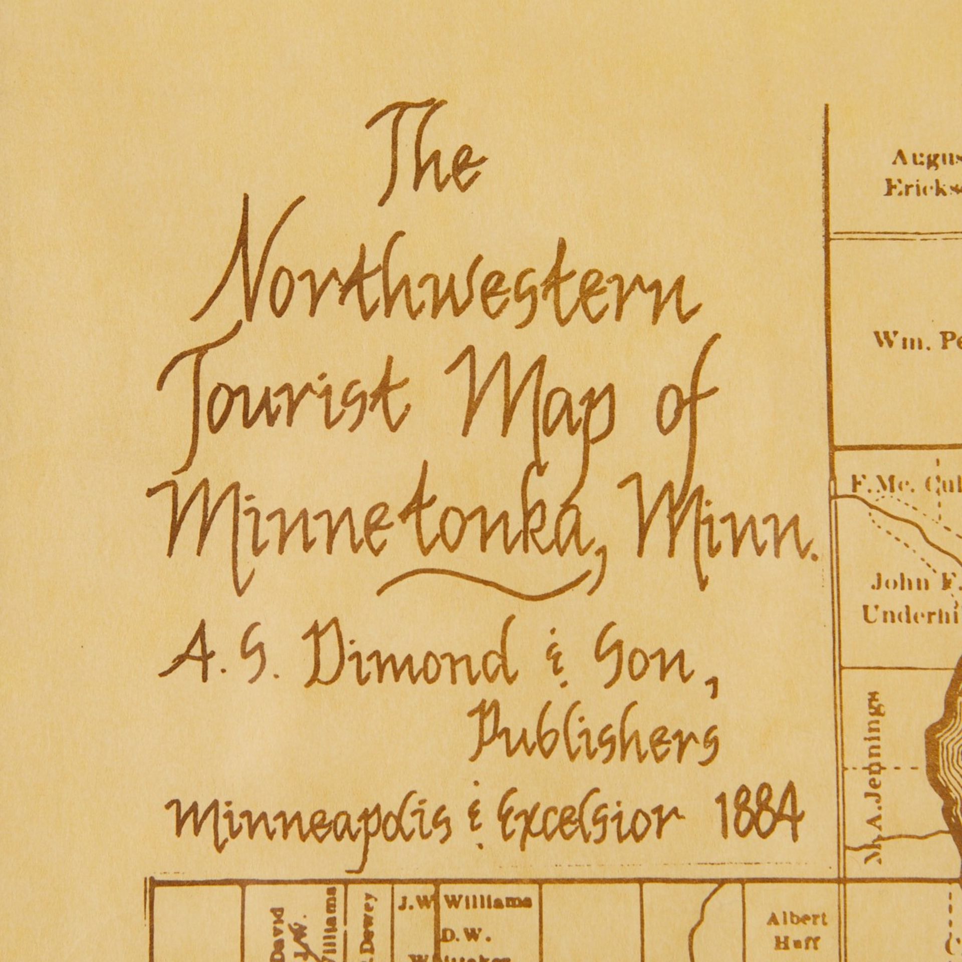 Grp: 2 Early Maps/Prints of Minnesota - Bild 4 aus 11