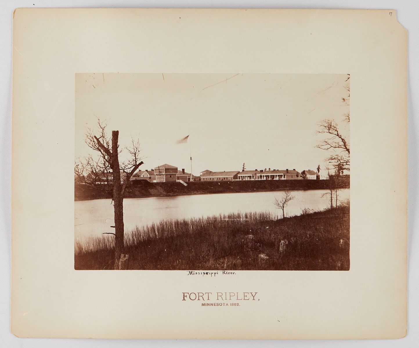 Benjamin Upton Fort Ripley Photograph 1862 - Image 2 of 6