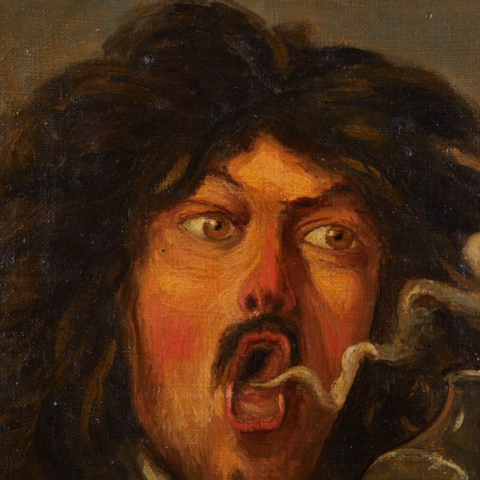 Dutch School 19th c. Painting Smoker - Image 5 of 6