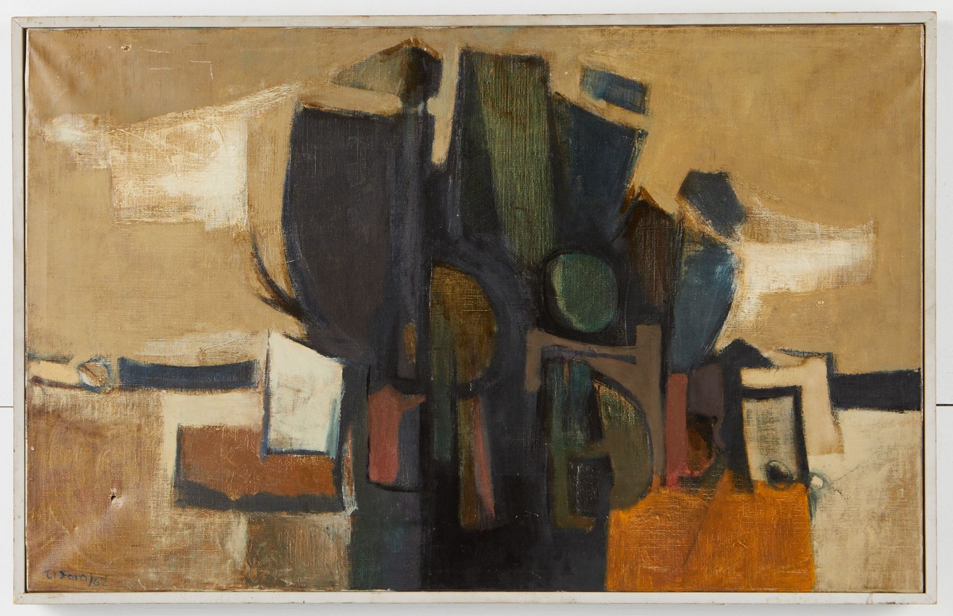 Teresio Jose Fara Oil on Canvas 1962 - Bild 2 aus 5