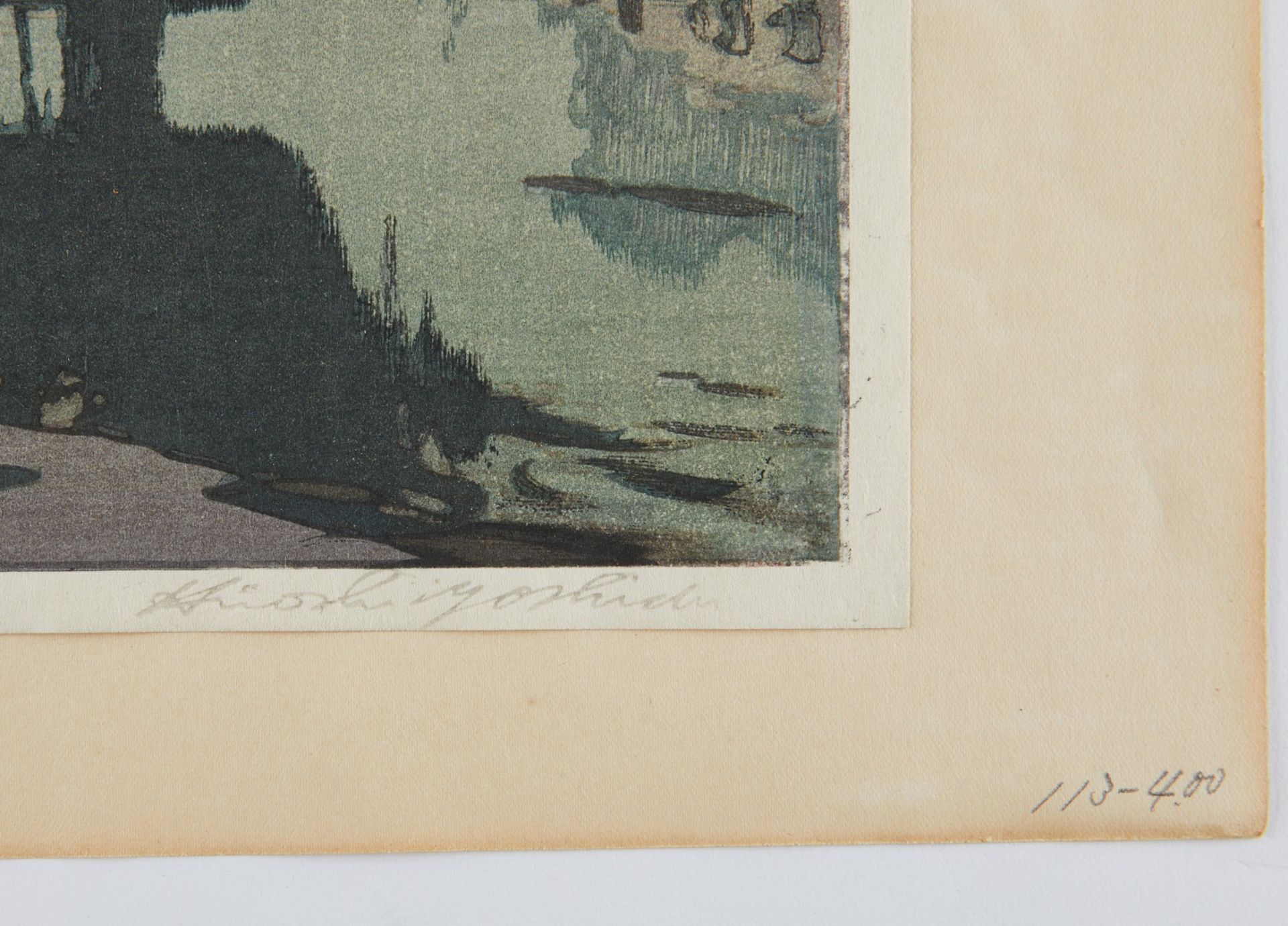 Pr: Hiroshi Yoshida Woodblock Prints - Signed in Plate - Bild 12 aus 12