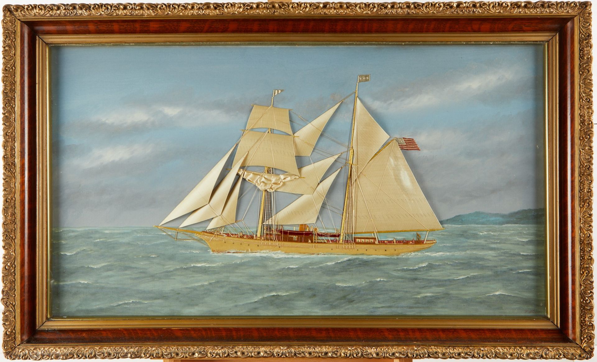 Thomas H. Willis "Carola" Marine Painting