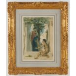 William Bouguereau Watercolor Painting