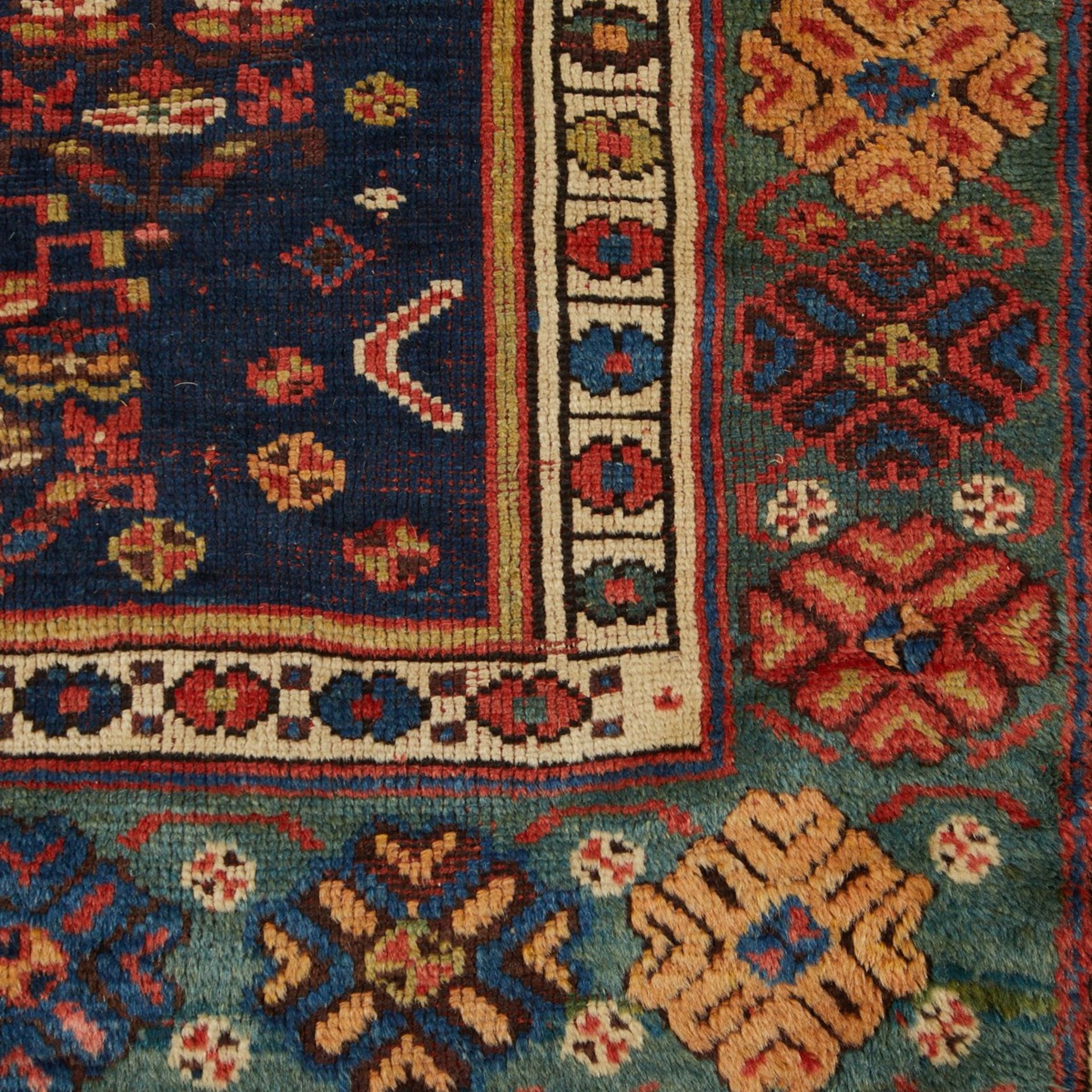 Antique Caucasian Rug 9' 4" x 4' 9" - Bild 7 aus 7