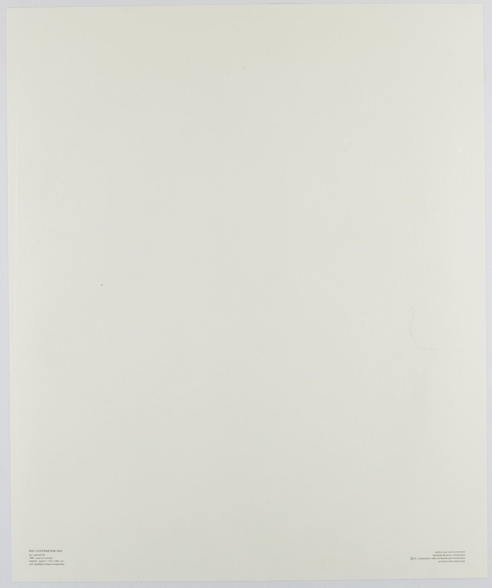 Roy Lichtenstein "As I Opened Fire" Poster Triptych - Bild 5 aus 15