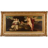 After Titian "Sacred and Profane Love" Oil Painting