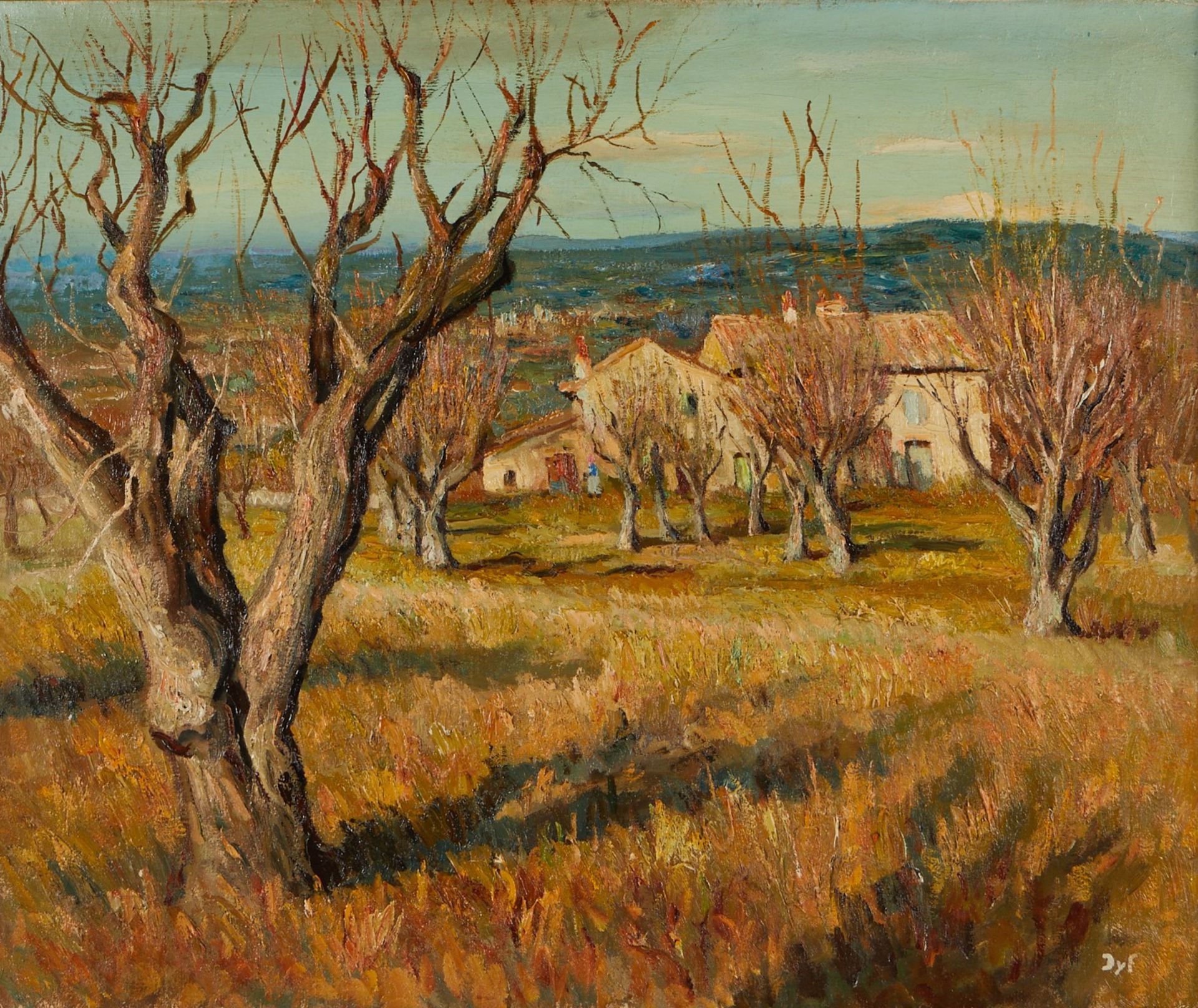 Marcel Dyf Autumn Landscape Painting - Bild 2 aus 5