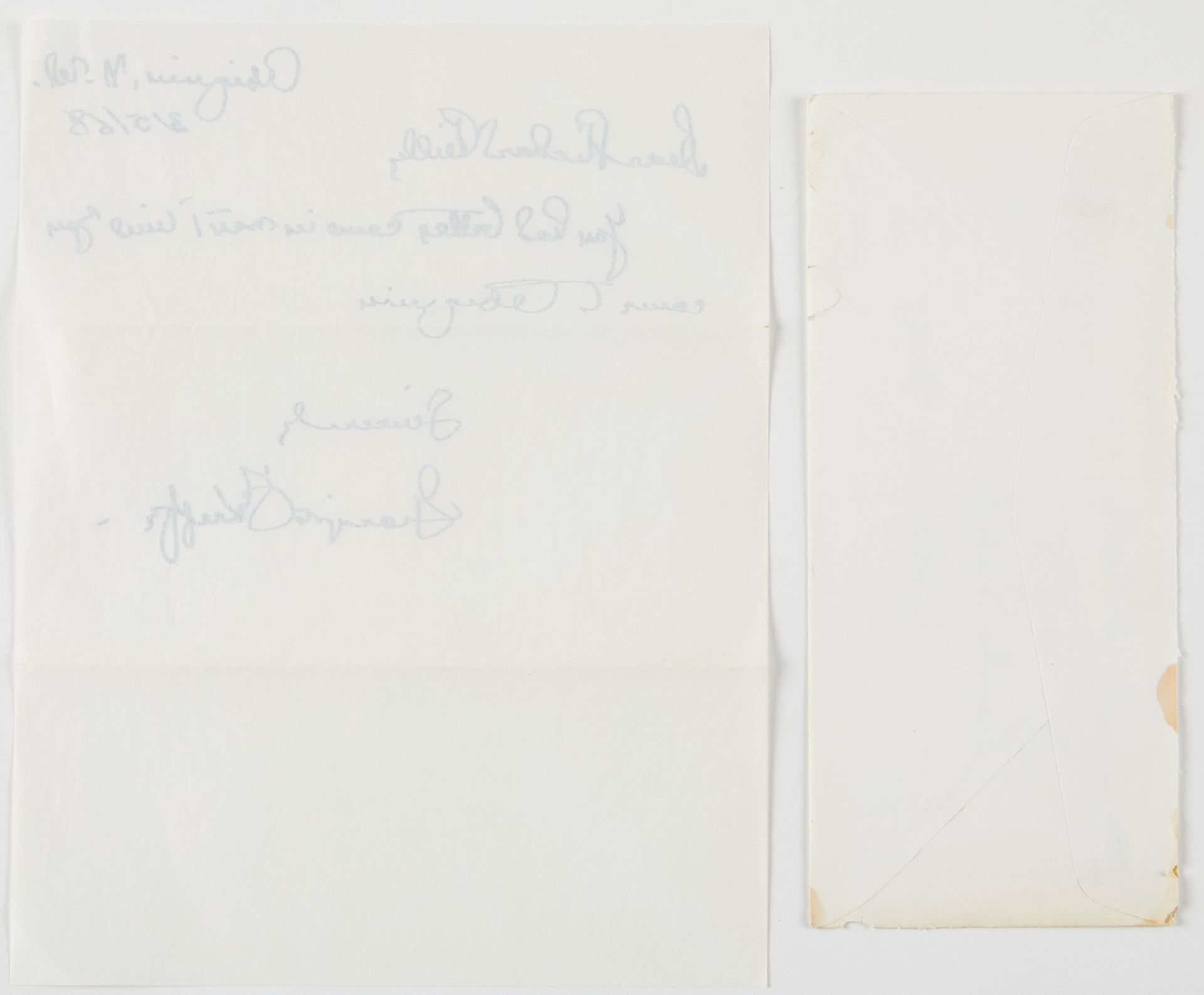 Grp: 2 Georgia O'Keeffe Autograph Letters - Bild 6 aus 9