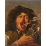 Dutch School 19th c. Painting Smoker