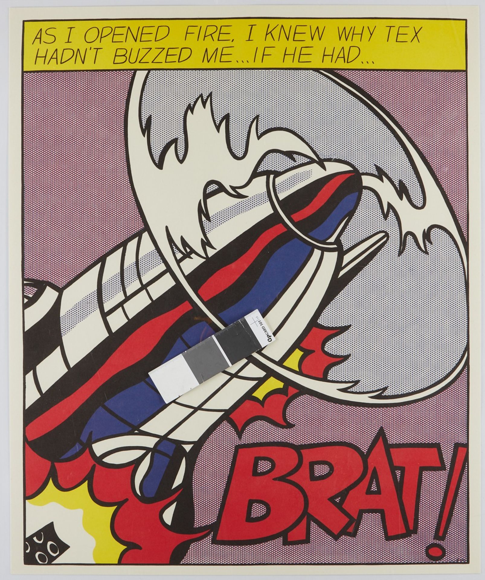Roy Lichtenstein "As I Opened Fire" Poster Triptych - Bild 4 aus 15