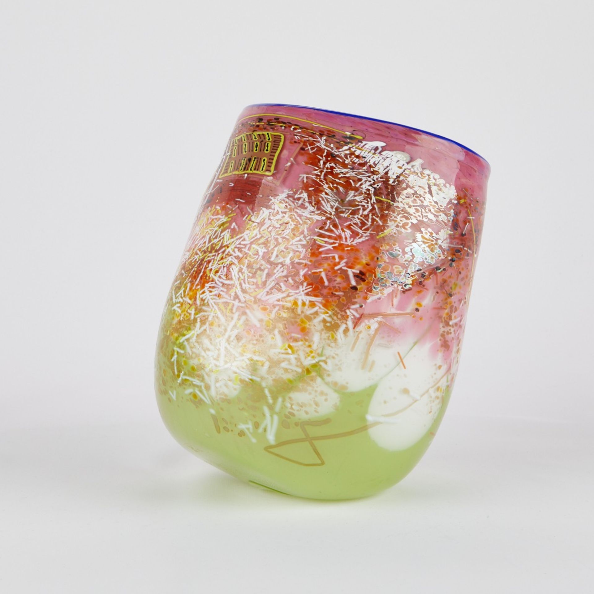 Large Chihuly Basket Cylinder - Bild 4 aus 8