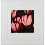 Donald Sultan Tulips Serigraph