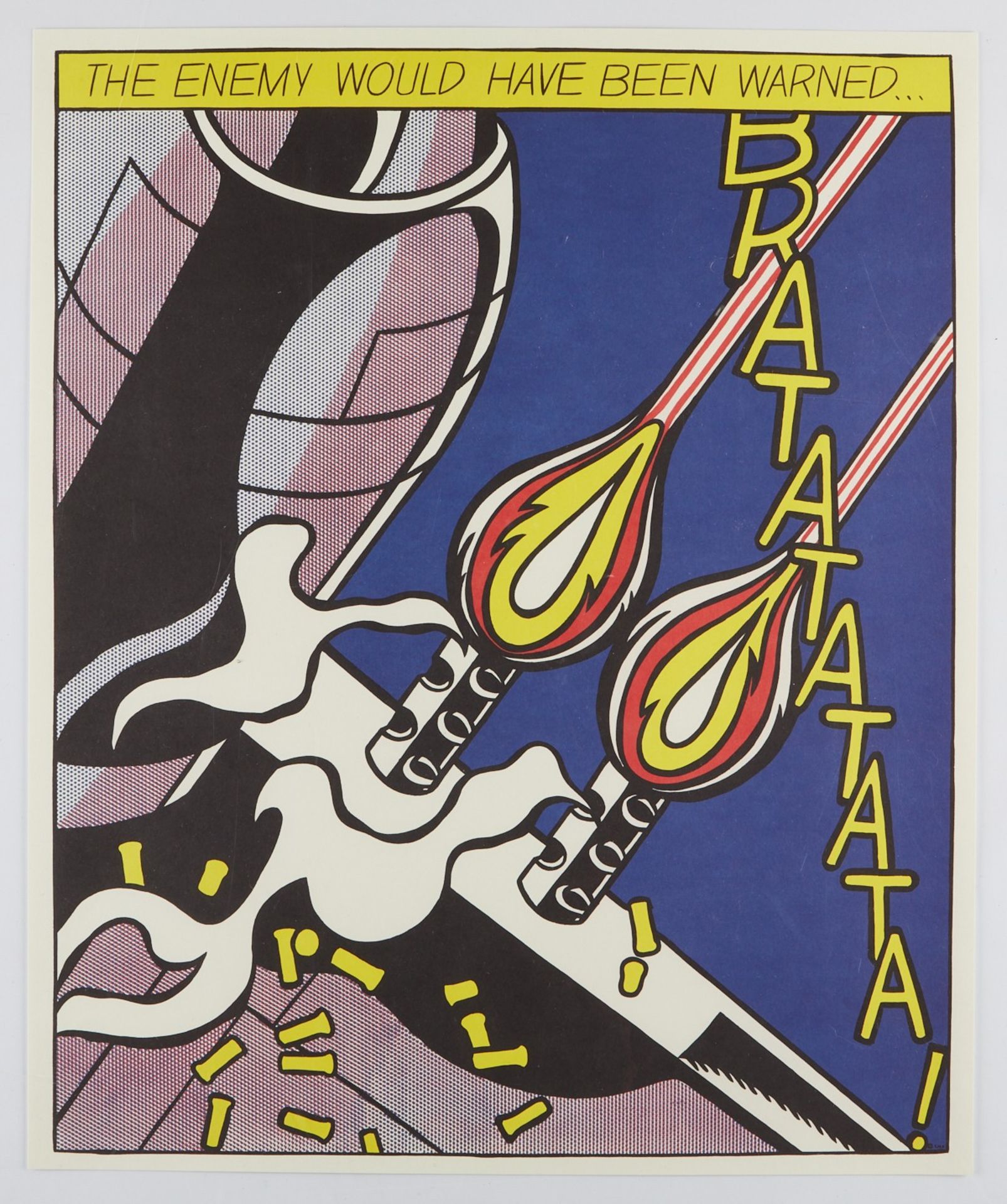 Roy Lichtenstein "As I Opened Fire" Poster Triptych - Bild 8 aus 15