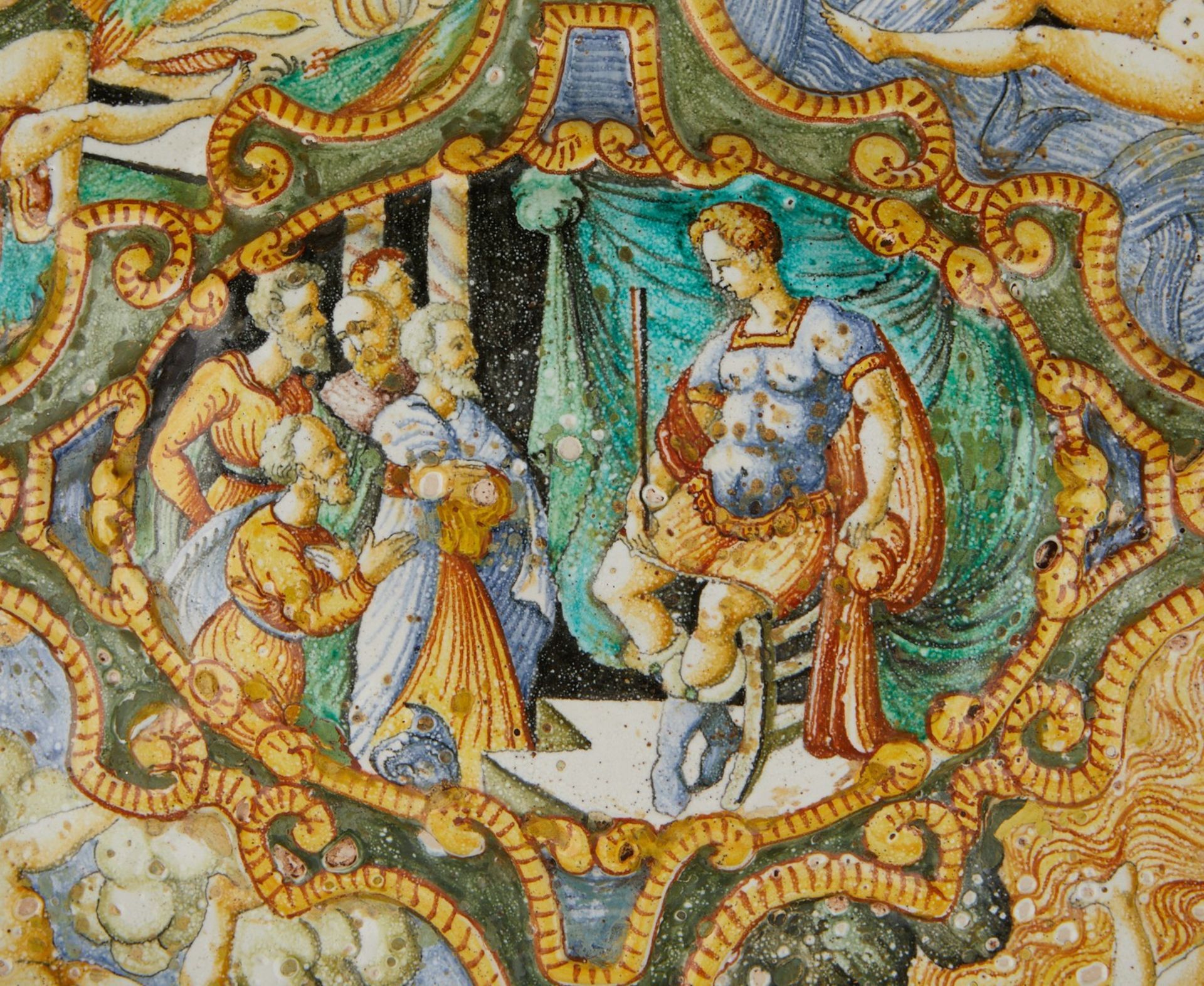 Italian Urbino Majolica Platter after Fontana - Bild 4 aus 7