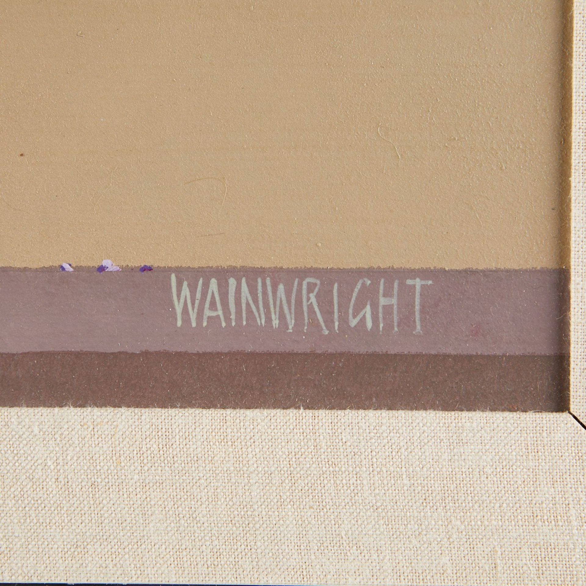 Leslie Wainwright Lilacs Still Life - Image 4 of 5