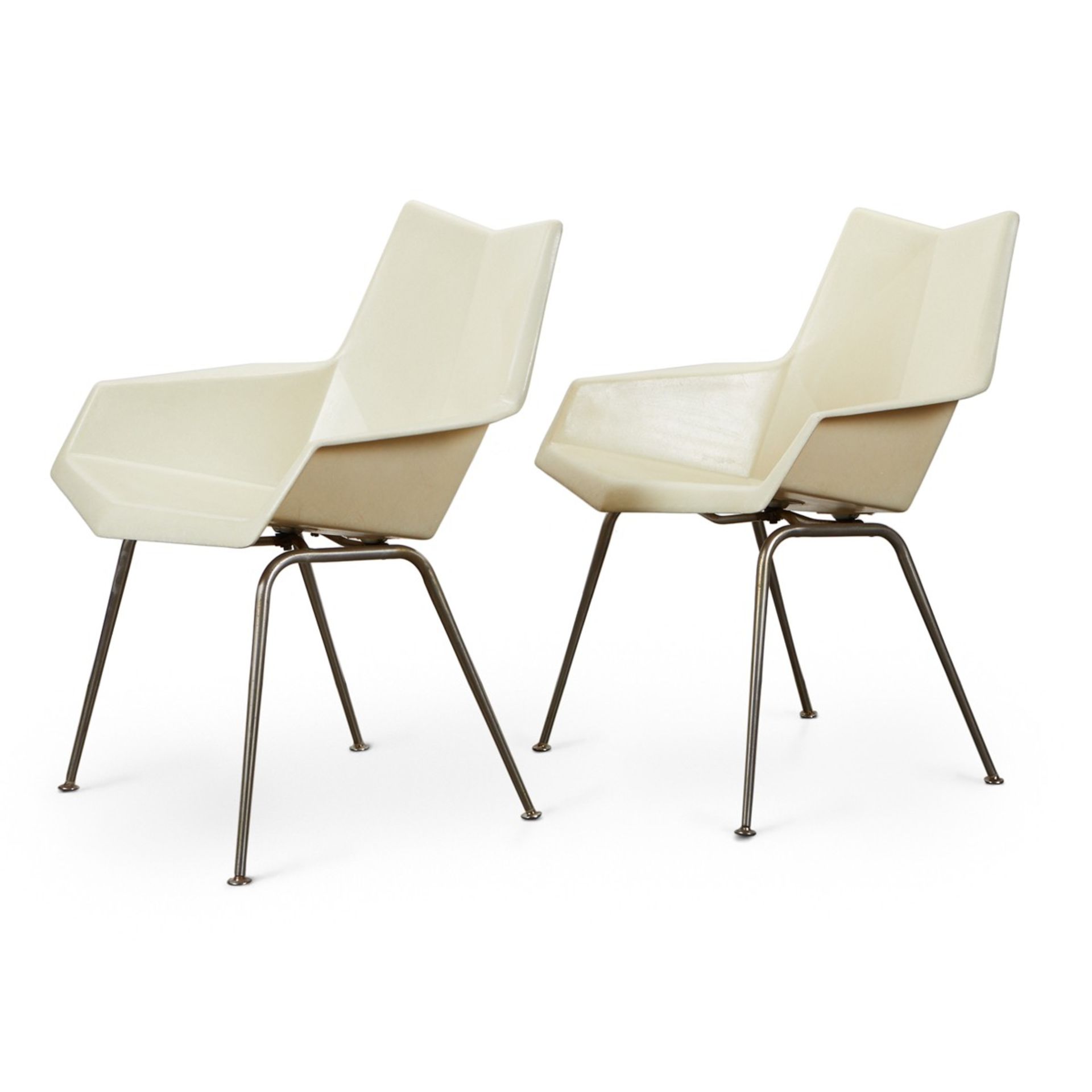 Pr: Paul McCobb Faceted Form Armchairs Origami - Bild 3 aus 8