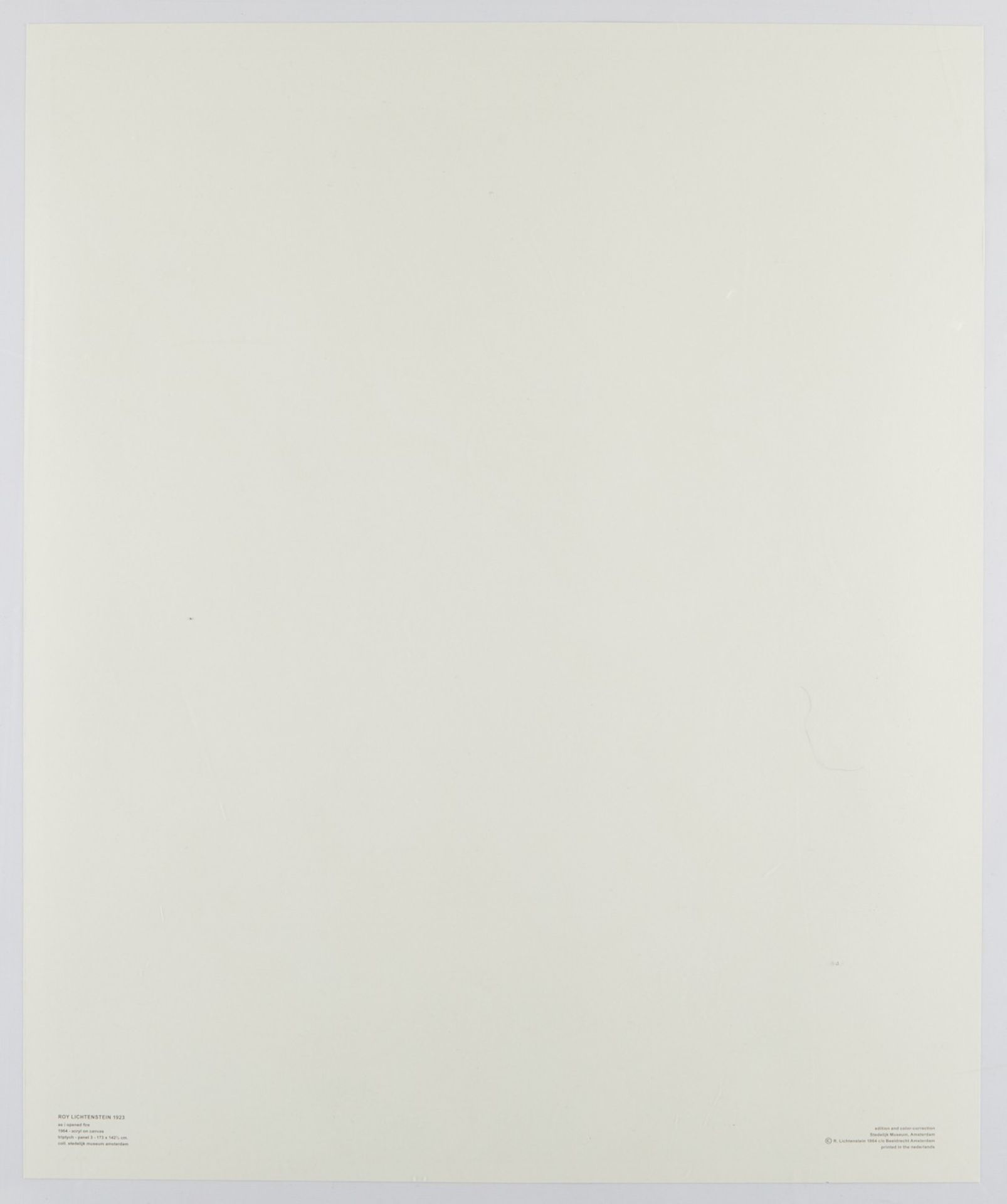 Roy Lichtenstein "As I Opened Fire" Poster Triptych - Bild 13 aus 15