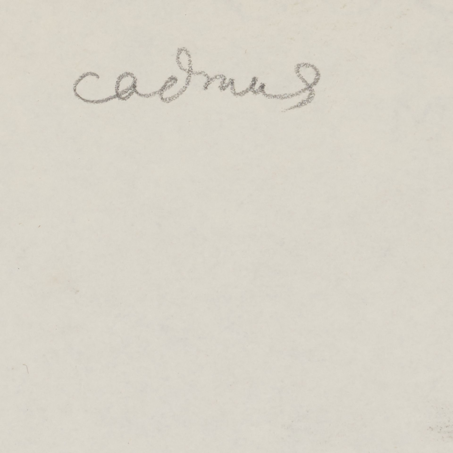 Paul Cadmus Seated Female Nude Crayon on Paper - Bild 2 aus 3