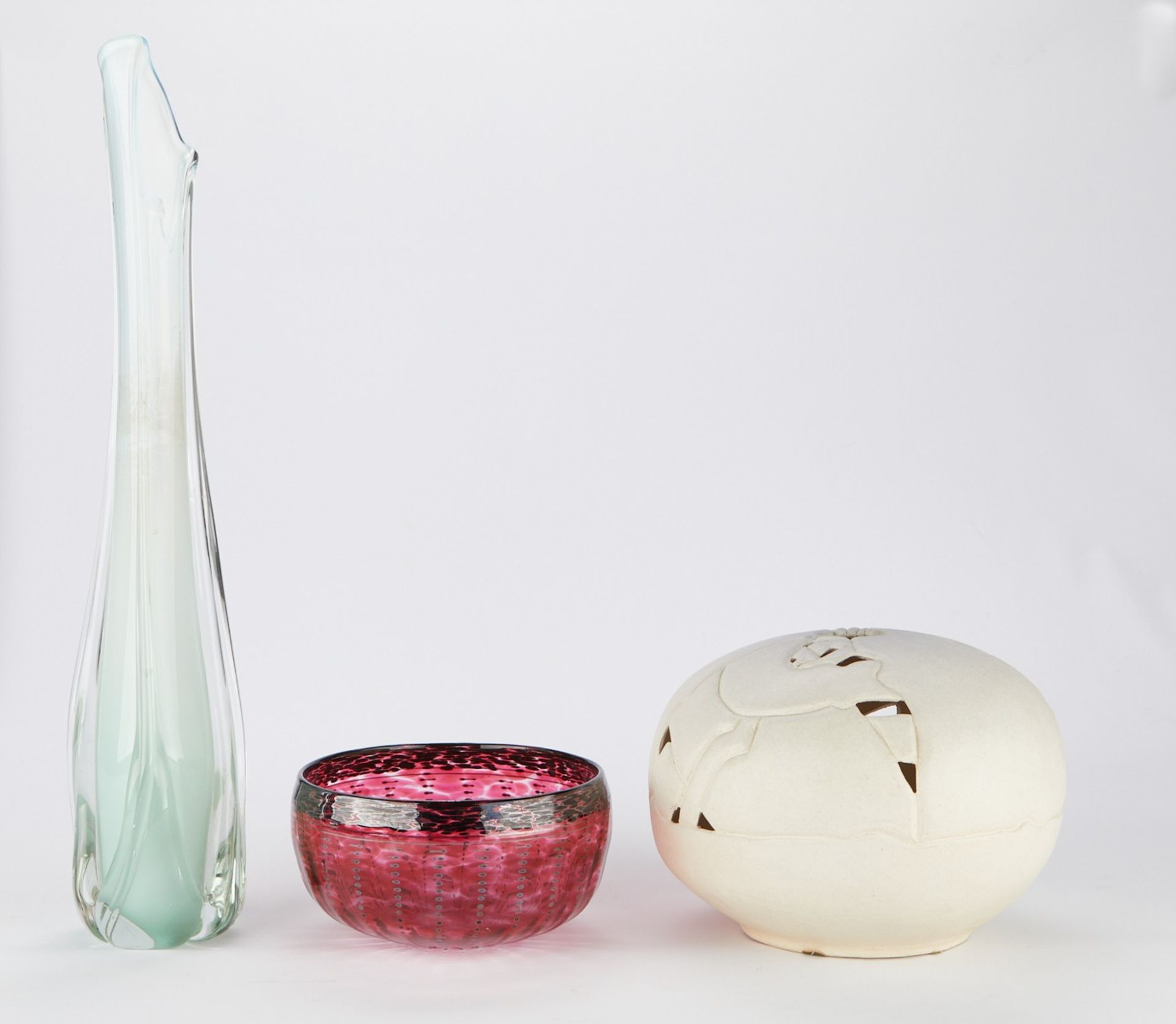 Group Glass and Ceramic Vessels - Bild 3 aus 17