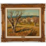 Marcel Dyf Autumn Landscape Painting