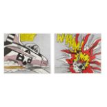 Roy Lichtenstein "Whaam!" Poster Diptych