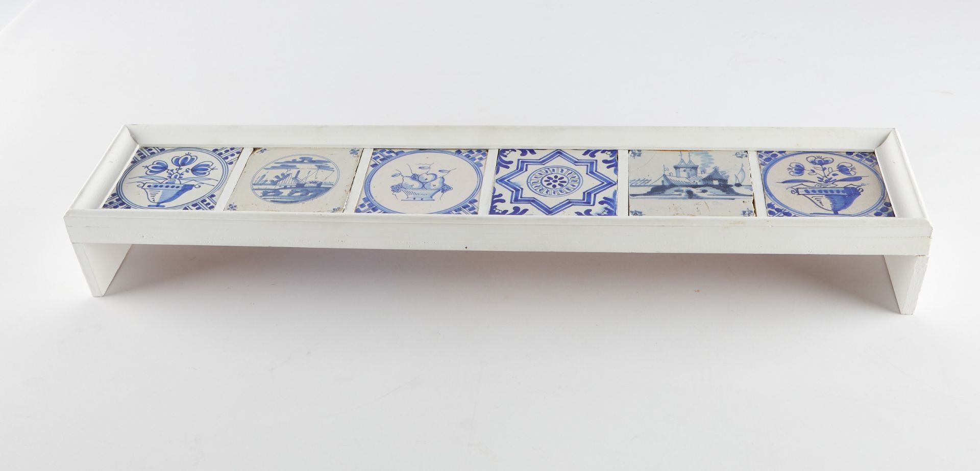 Grp: 6 Dutch Delft Tiles - Framed - Bild 2 aus 2