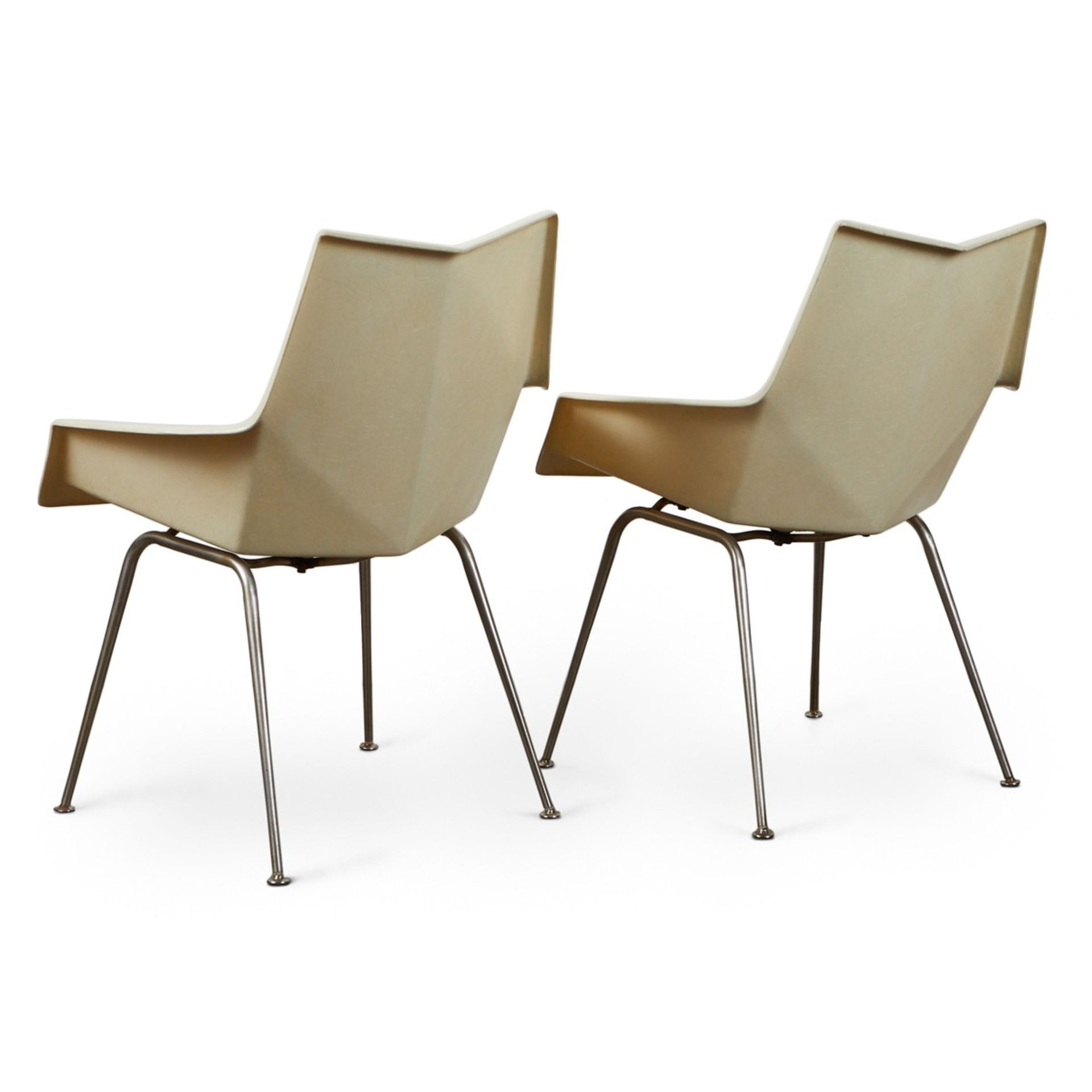 Pr: Paul McCobb Faceted Form Armchairs Origami - Bild 2 aus 8