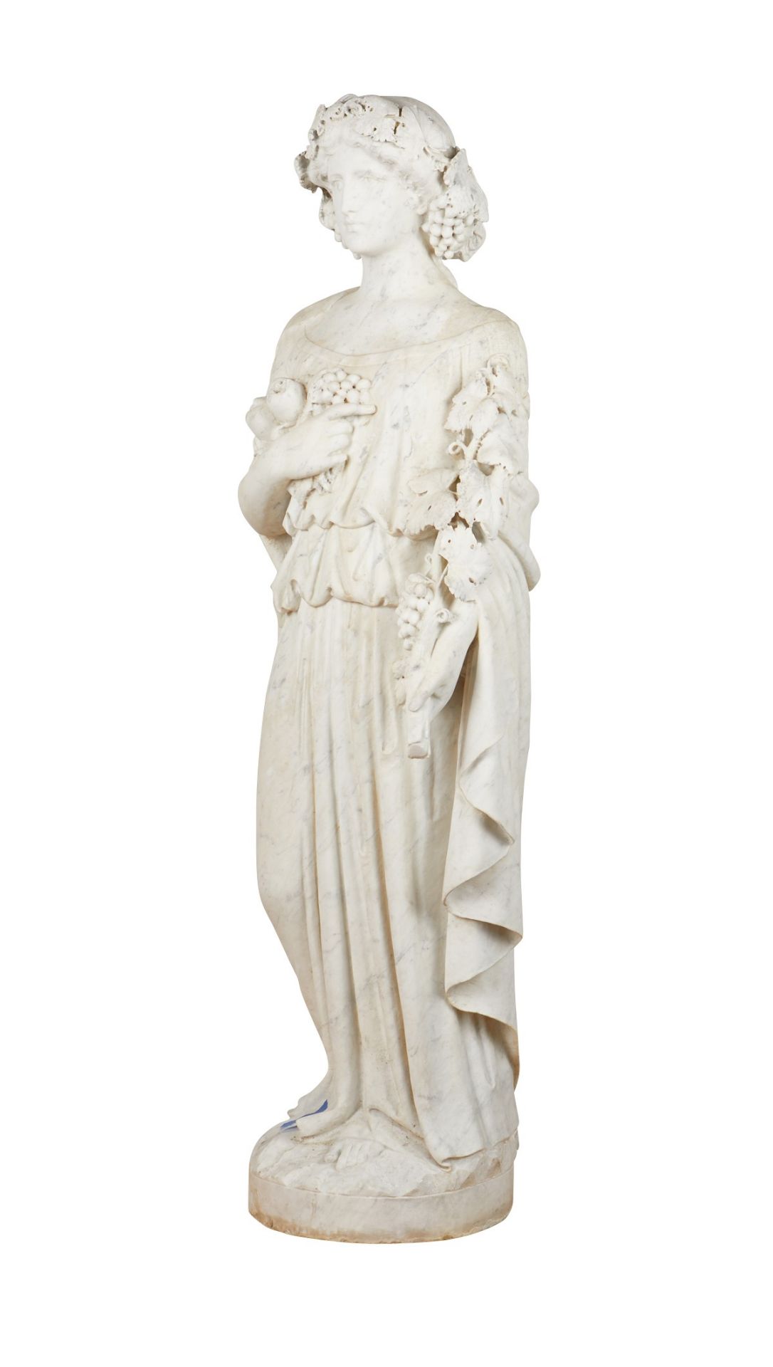 Life Size Victorian Marble Sculpture of Female Figure - Bild 2 aus 10