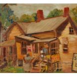 Mary Huntoon Painting "Neighborhood Store"