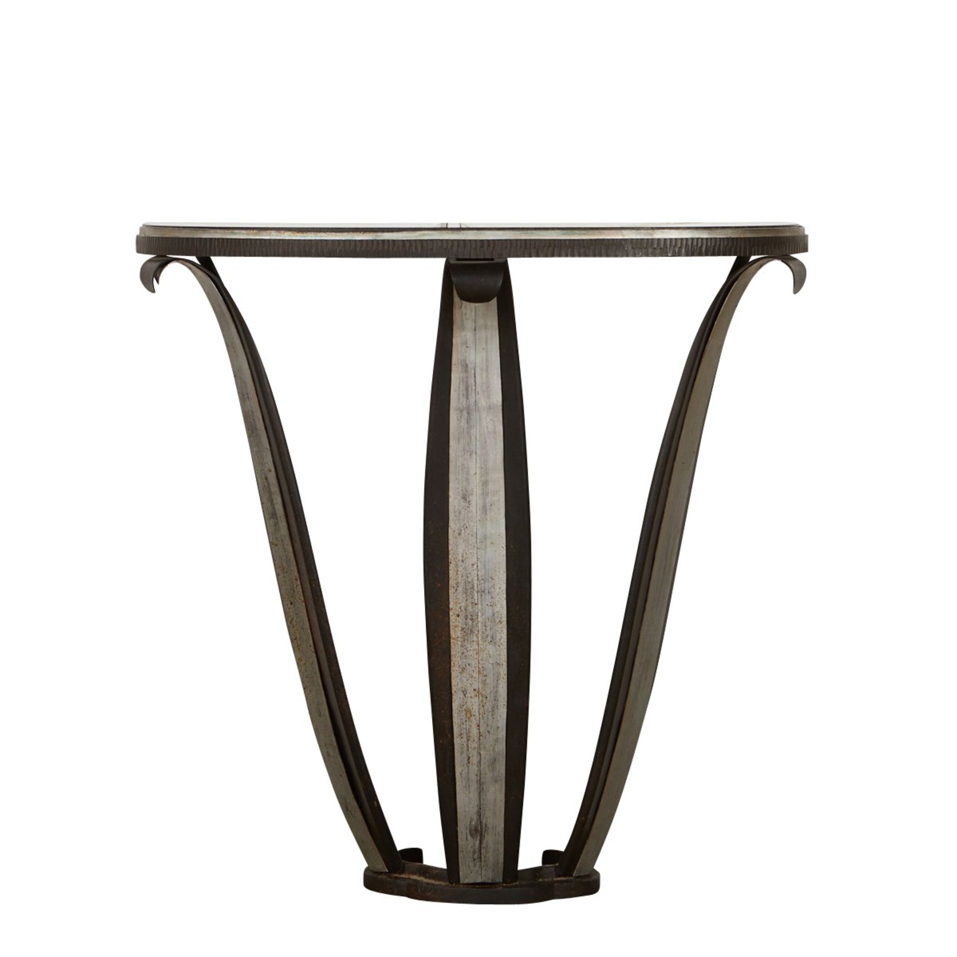 Art Deco Style Iron Console Table - Bild 4 aus 5