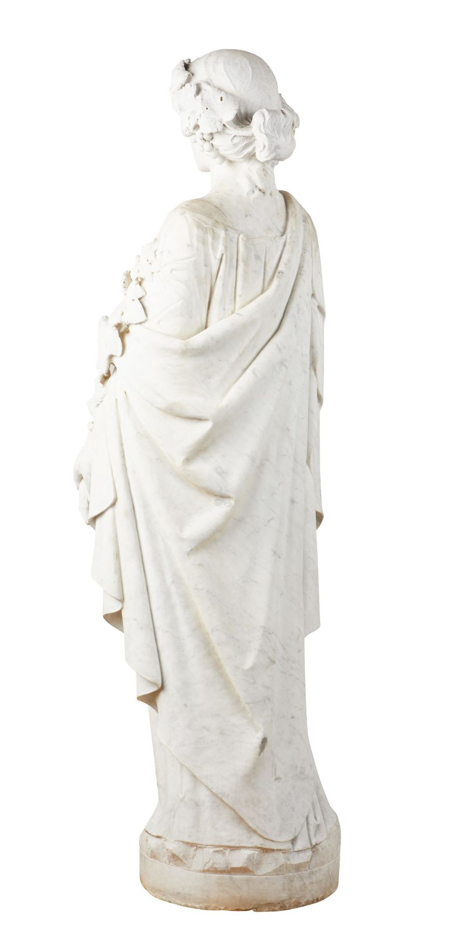 Life Size Victorian Marble Sculpture of Female Figure - Bild 5 aus 10