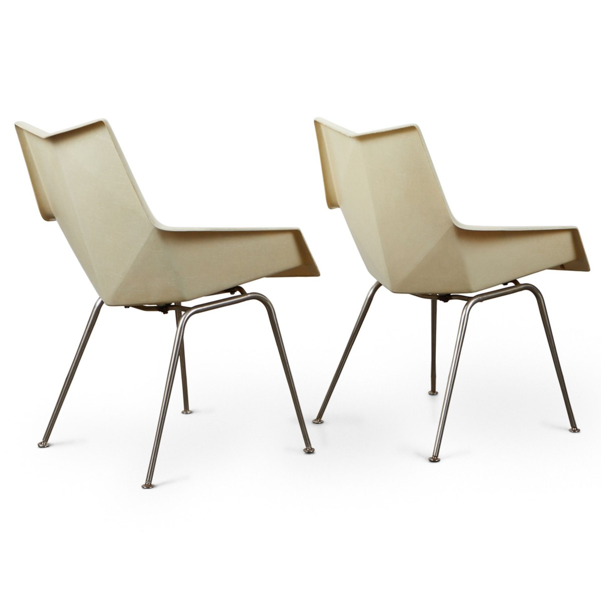 Pr: Paul McCobb Faceted Form Armchairs Origami - Bild 4 aus 8