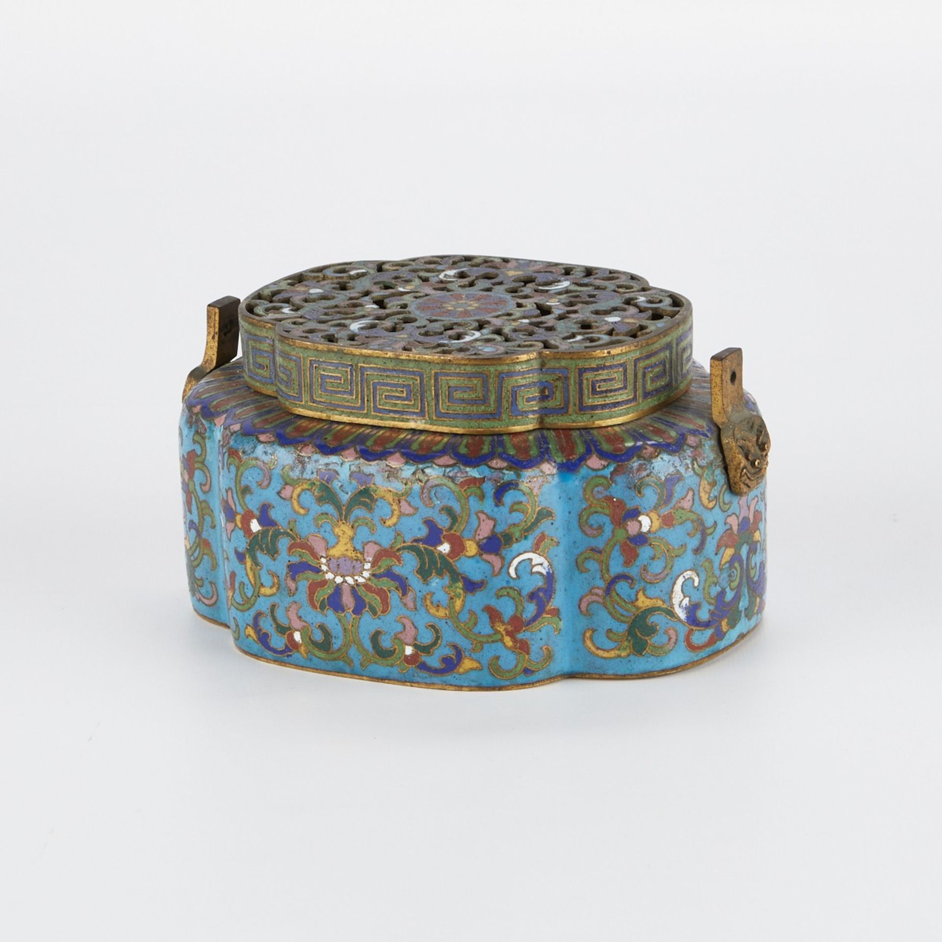 18th c. Chinese Cloisonne Hand Warmer