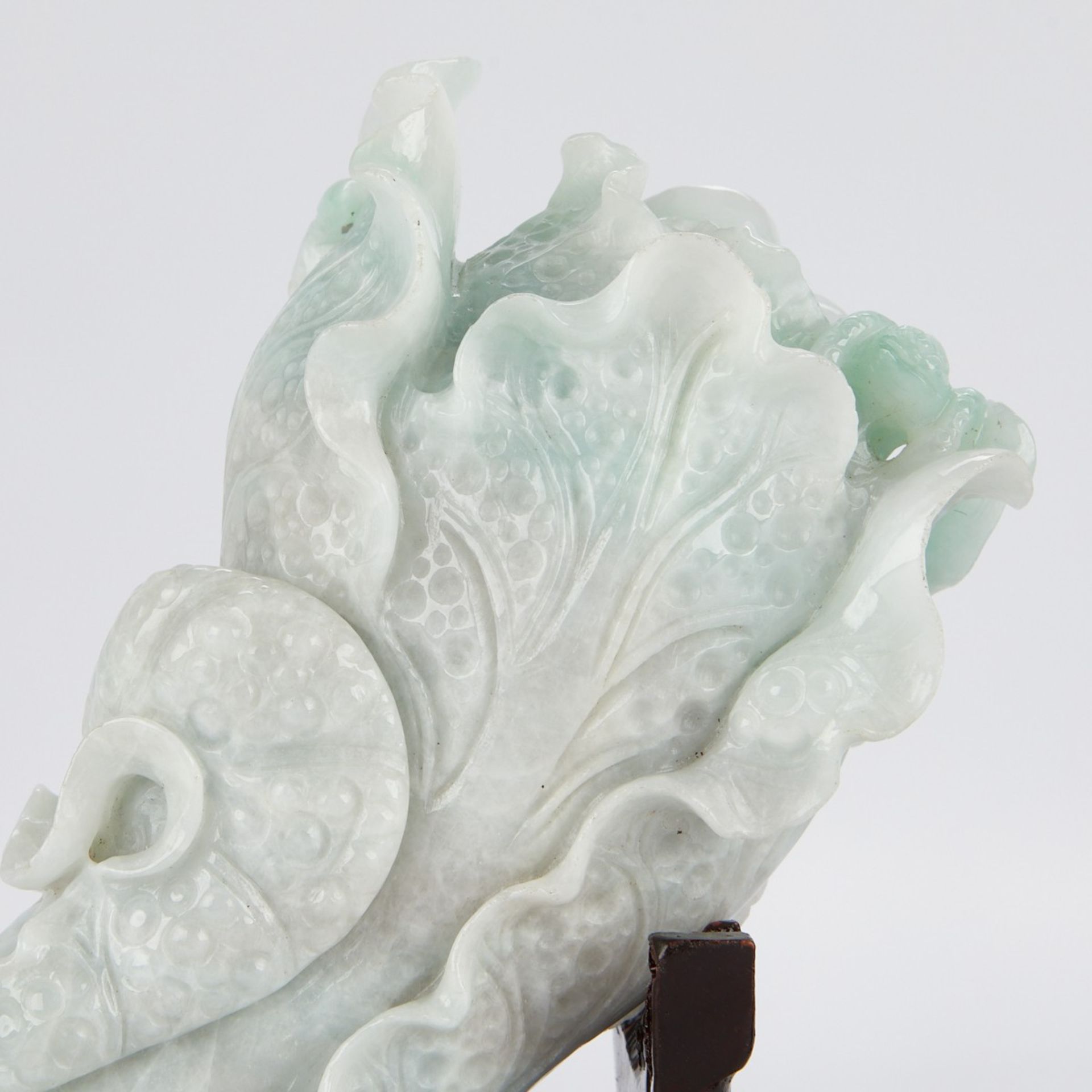 Grp 2: Fine Chinese Carved Jade Cabbages - Bild 6 aus 11