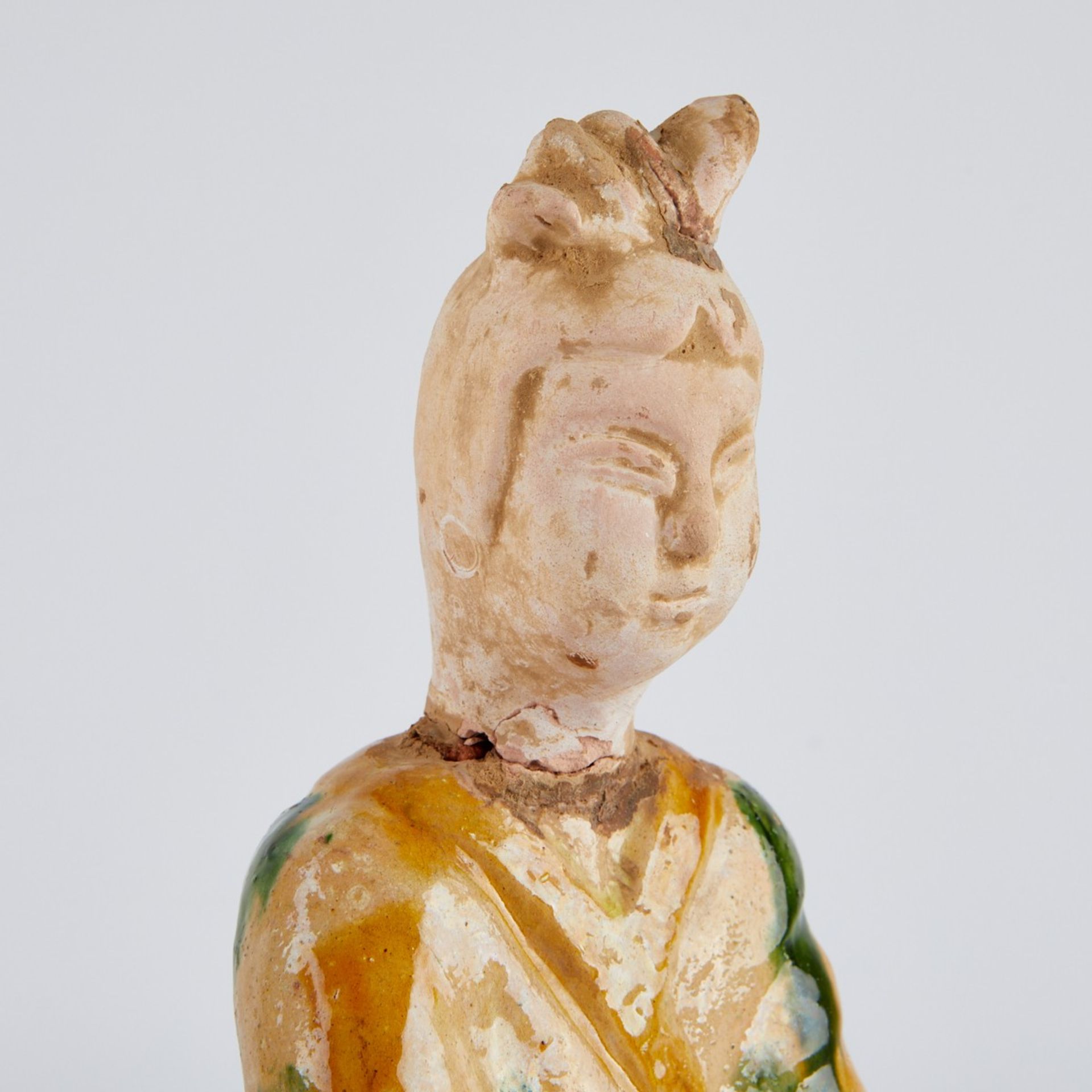 Grp: 2 Chinese Tang Figures - Damaged - Bild 7 aus 10