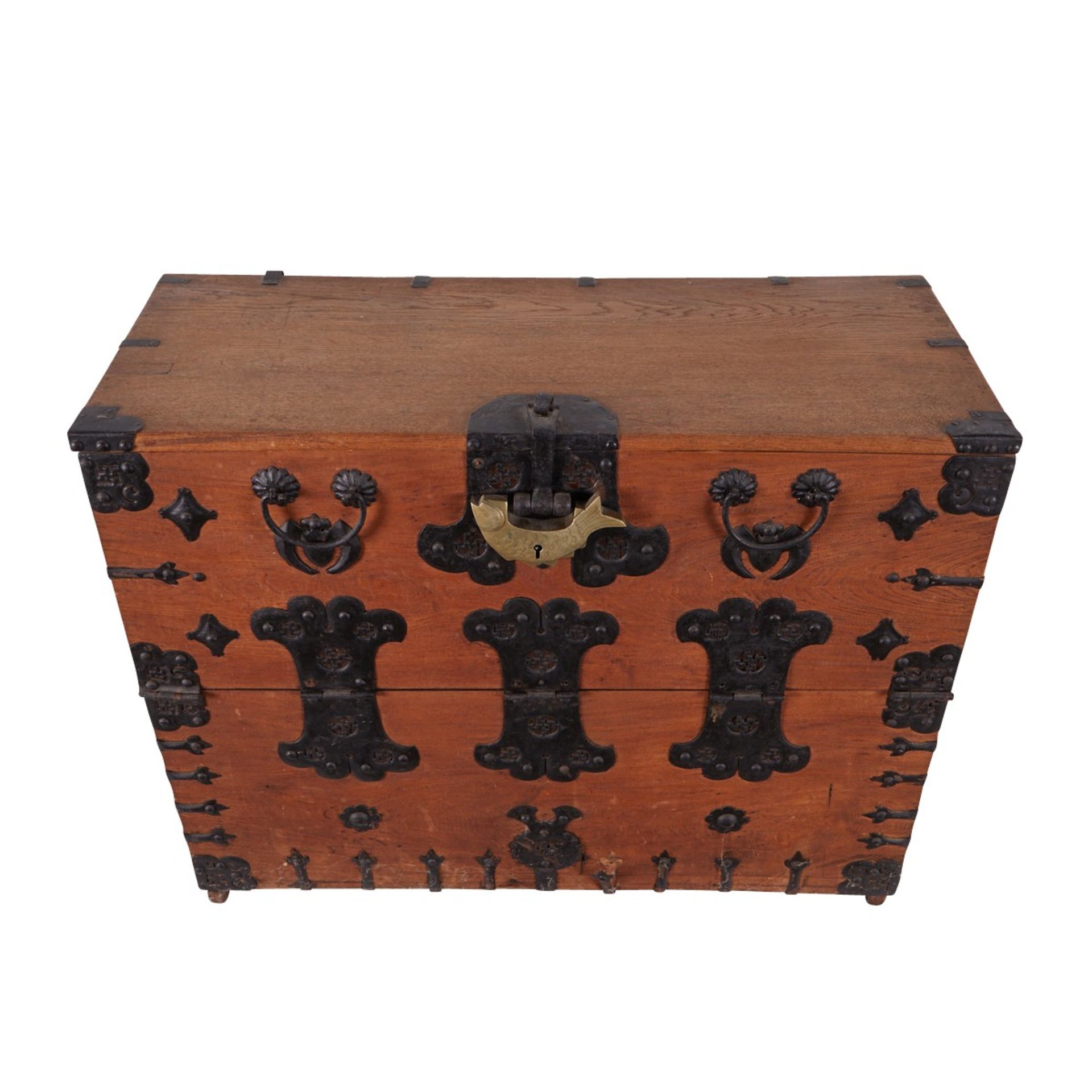 Korean Bandaji Chest w/ Iron Fittings - Bild 6 aus 10