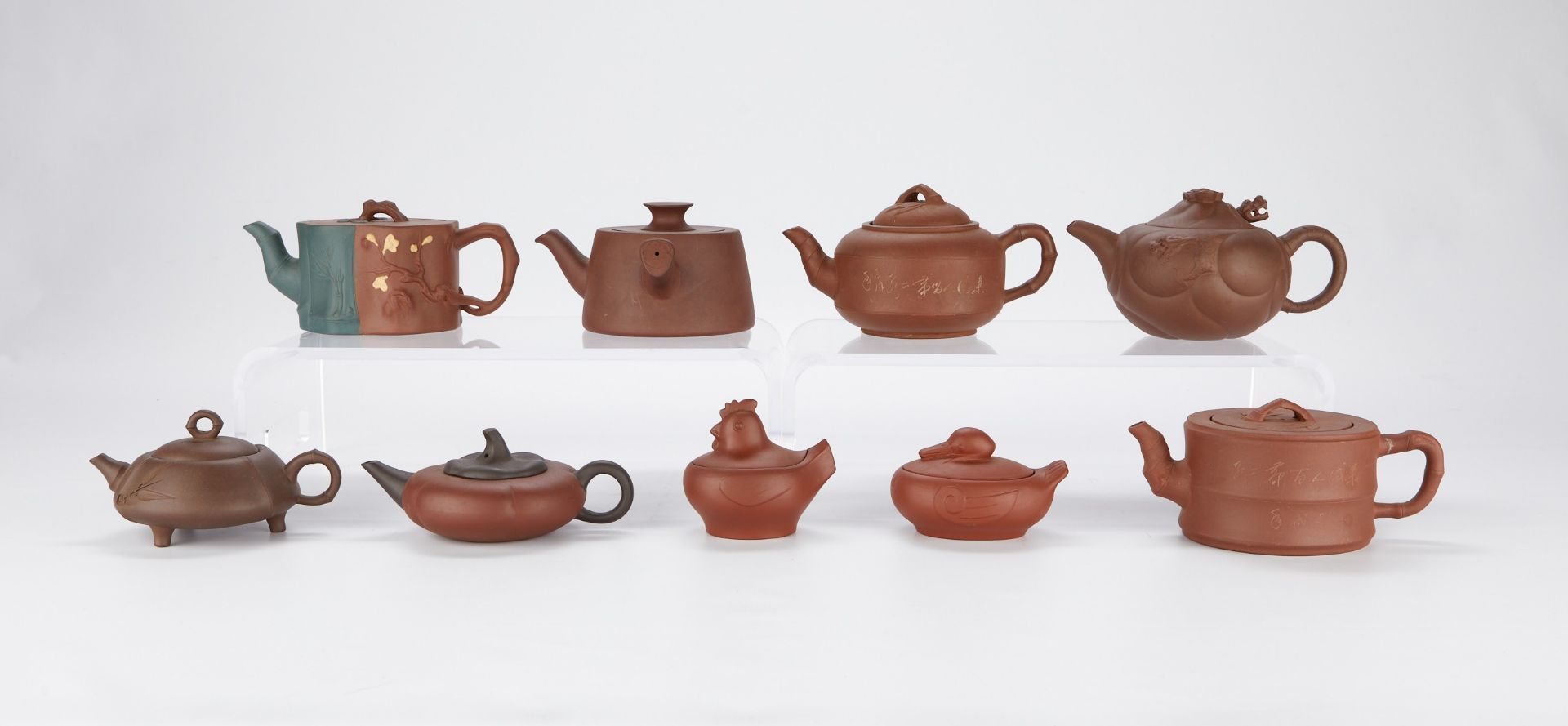 Grp: 29 Chinese Yixing Teapots and Cups - Bild 7 aus 31