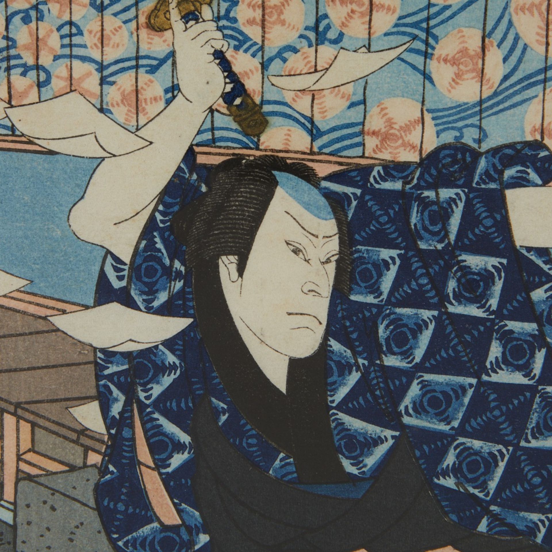 Grp 4: 19th c. Japanese Woodblock Prints - Bild 19 aus 26