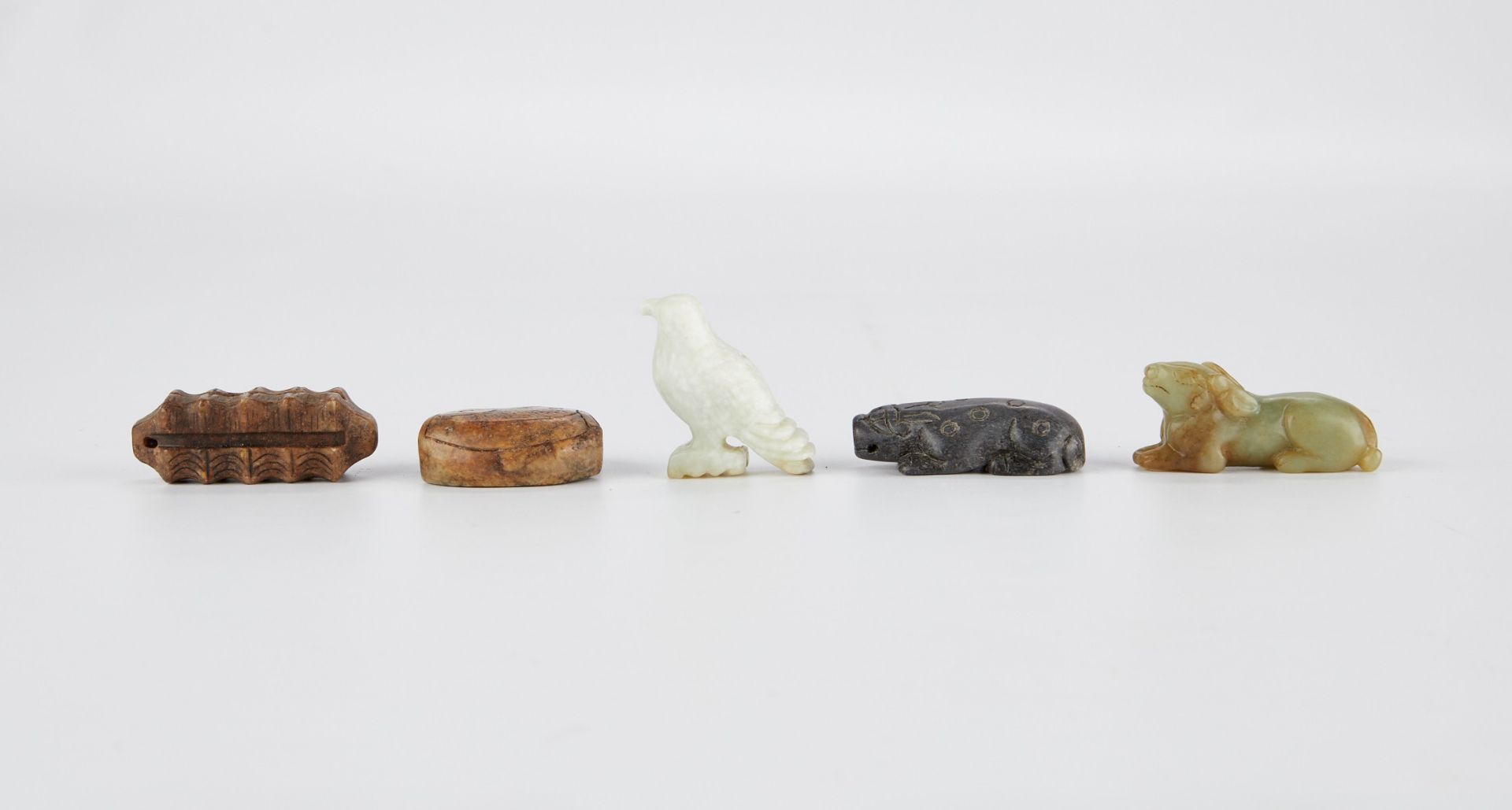 Grp: 18 Jade, Netsuke, and Hardstone - Bild 6 aus 8