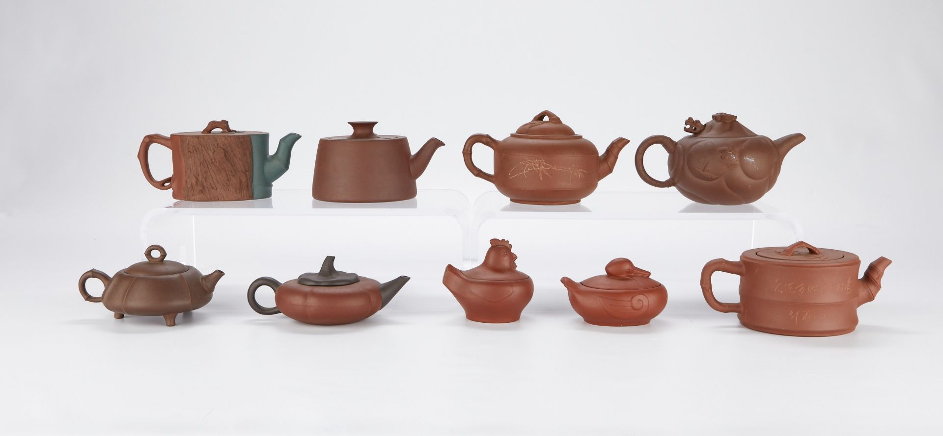 Grp: 29 Chinese Yixing Teapots and Cups - Bild 9 aus 31