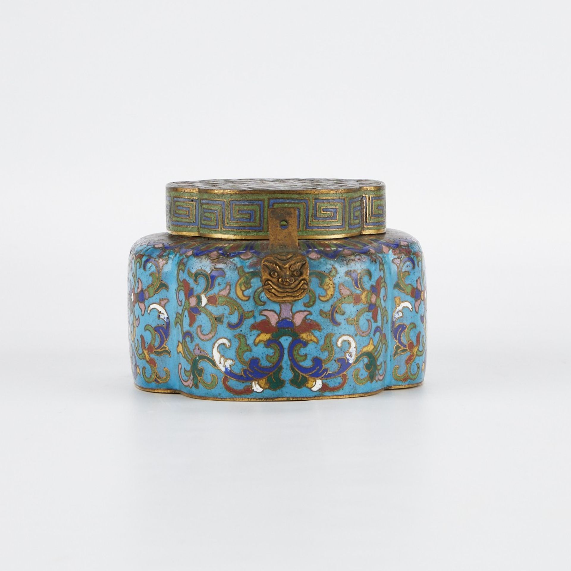 18th c. Chinese Cloisonne Hand Warmer - Bild 5 aus 9