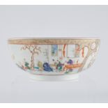 Chinese Export Porcelain Punch Bowl 18th c.