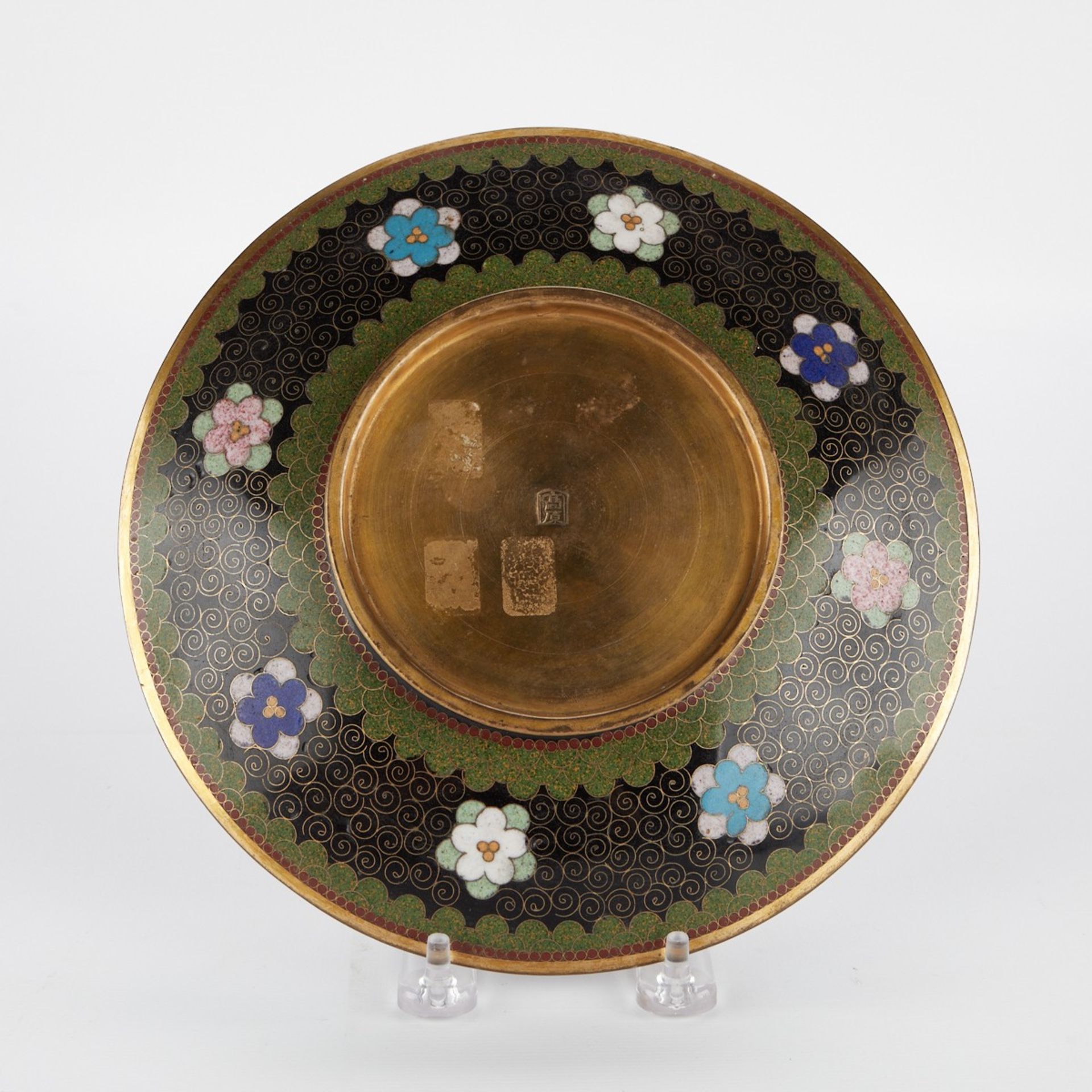 Grp: 5 Japanese Meiji Cloisonne Pieces - Bild 8 aus 16