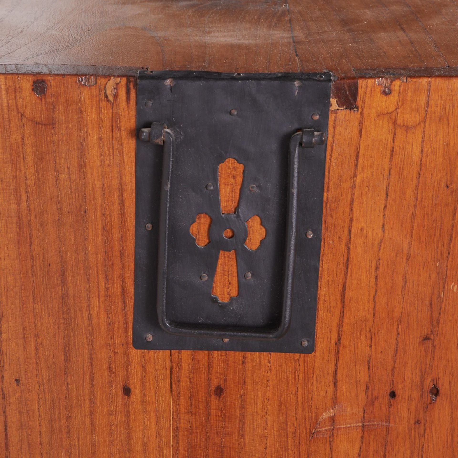 Japanese 2 Part Tansu w/ Iron Fittings - Bild 9 aus 10