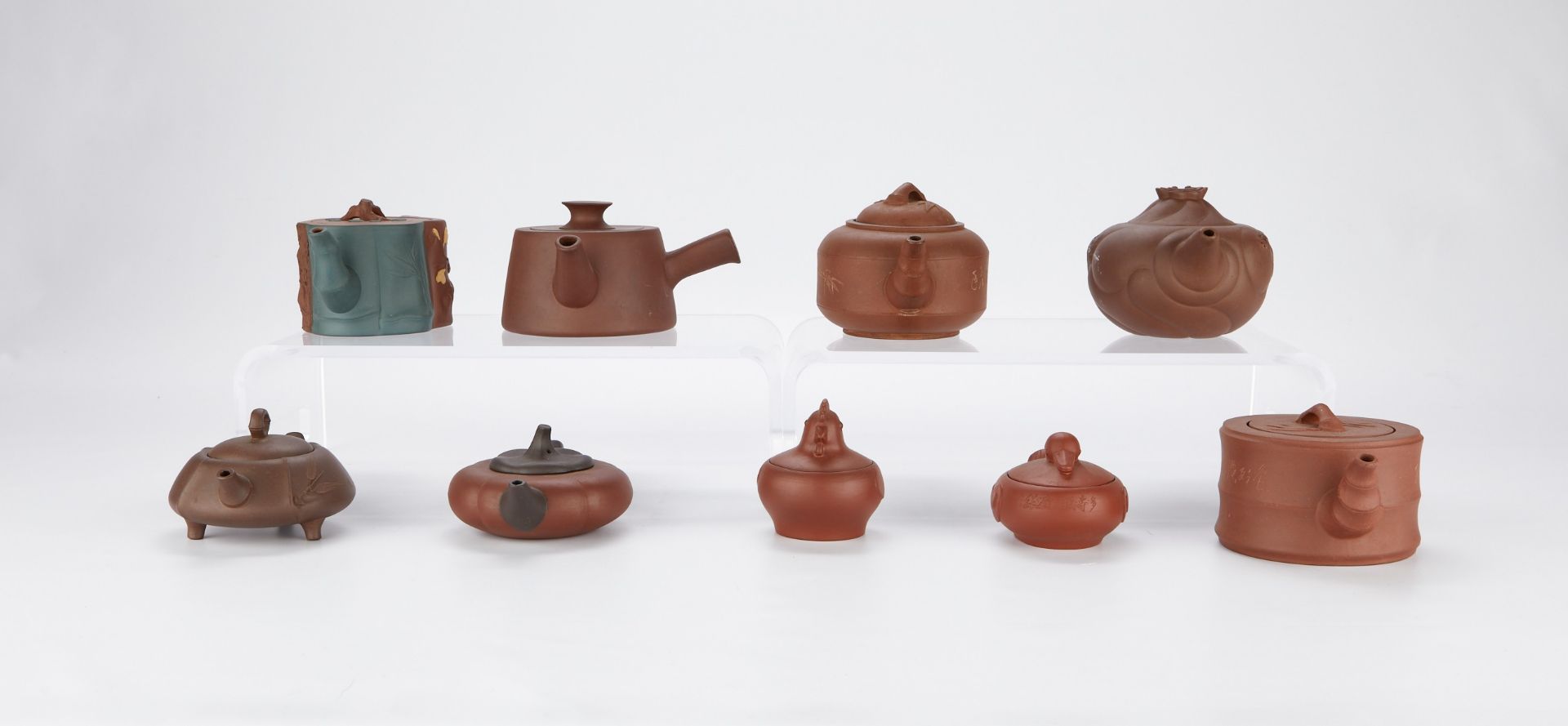 Grp: 29 Chinese Yixing Teapots and Cups - Bild 10 aus 31