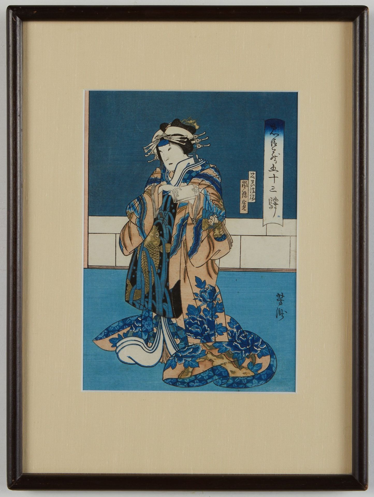 Grp 4: 19th c. Japanese Woodblock Prints - Bild 9 aus 26