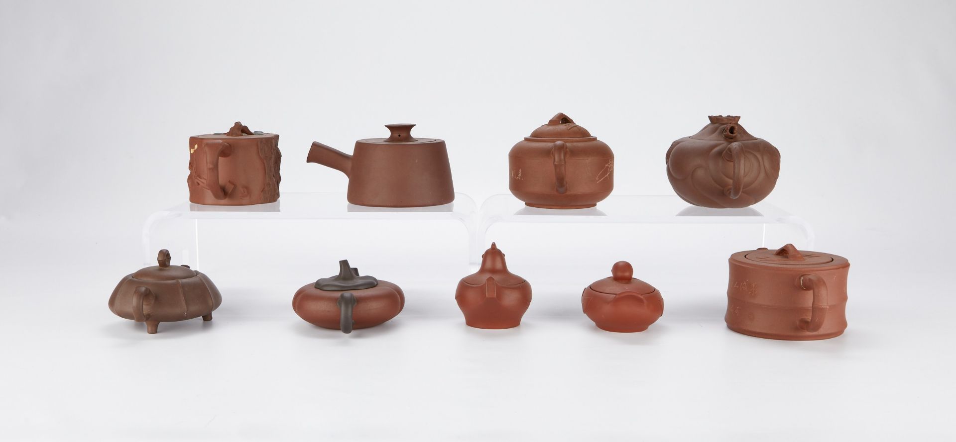 Grp: 29 Chinese Yixing Teapots and Cups - Bild 8 aus 31