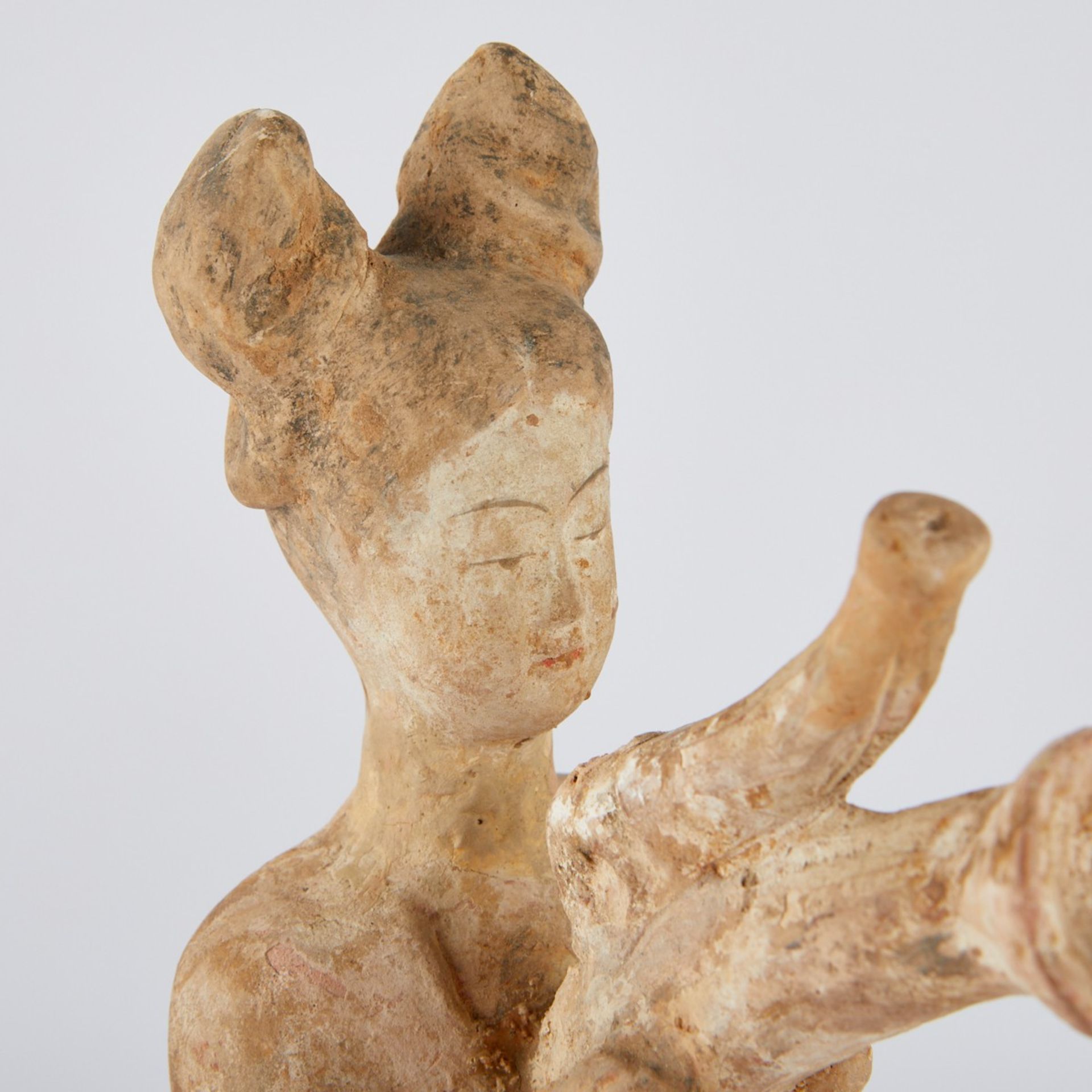 Grp: 2 Chinese Tang Figures - Damaged - Bild 6 aus 10